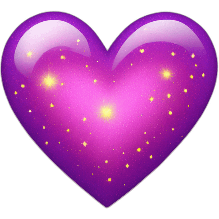 pink-and-purple-heart-with-yellow-sparkles emoji