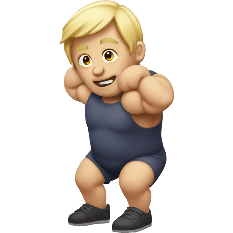 Emoji saying can you lift over 100kg emoji