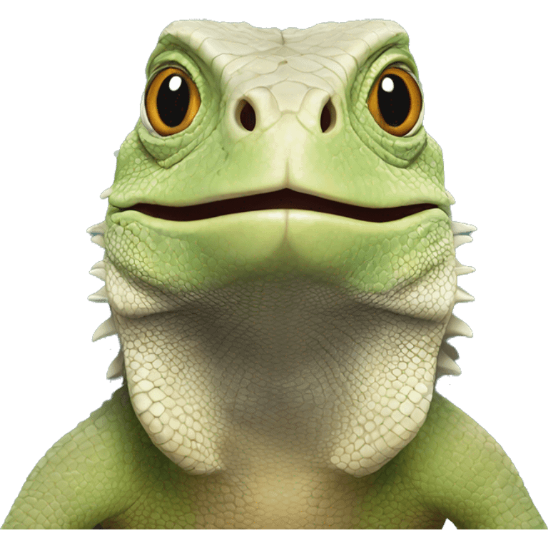 Desert Iguana Face emoji