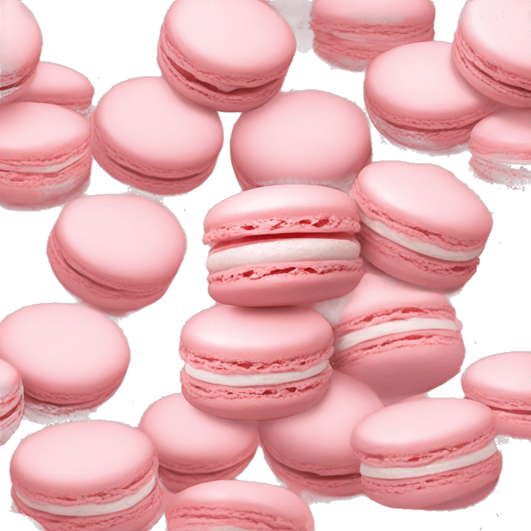 Light pink macaron emoji