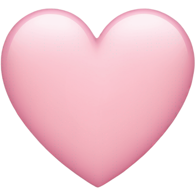 Light pink heart emoji