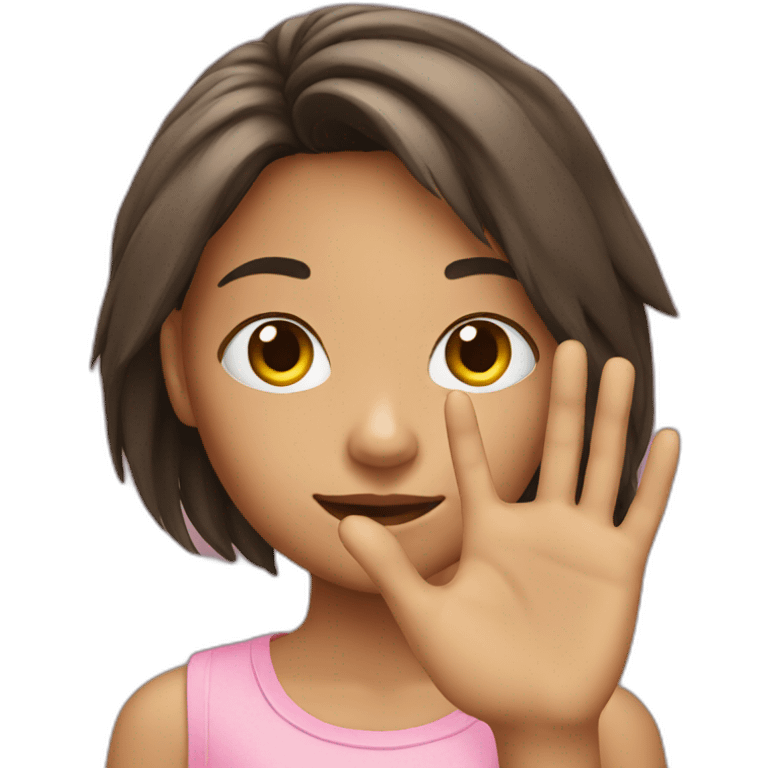 Girl hand emoji