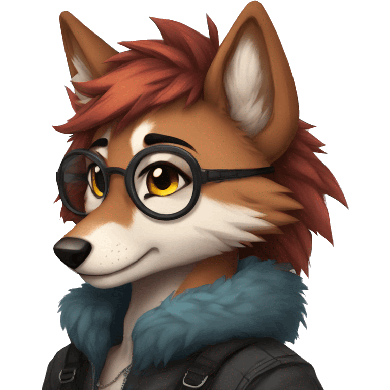 Edgy modern anthro furry by Falvie, LiLaiRa, AngieWolf emoji