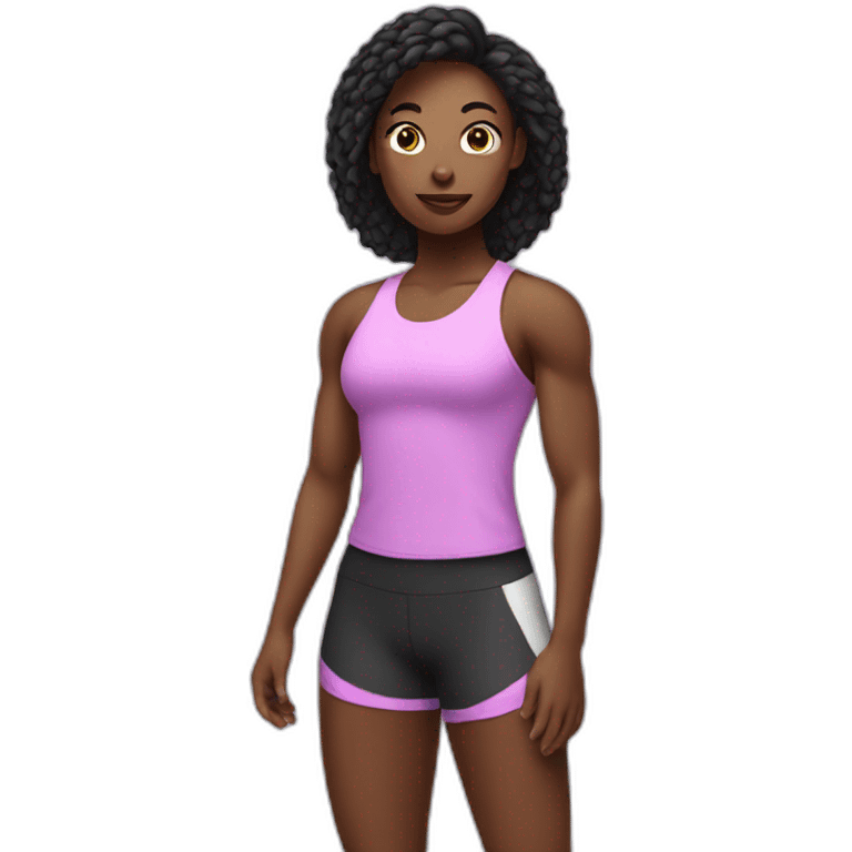 Gym girl emoji