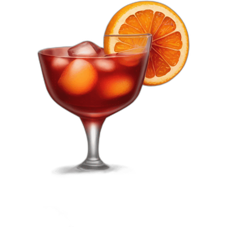 negroni mixology cocktail emoji