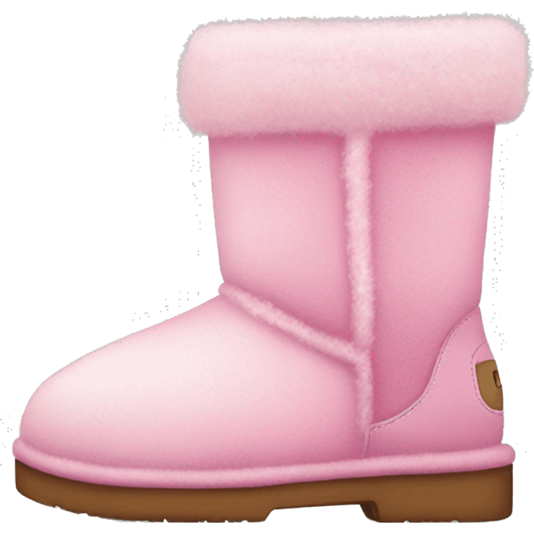 Fuzzy pink tasmin uggs emoji