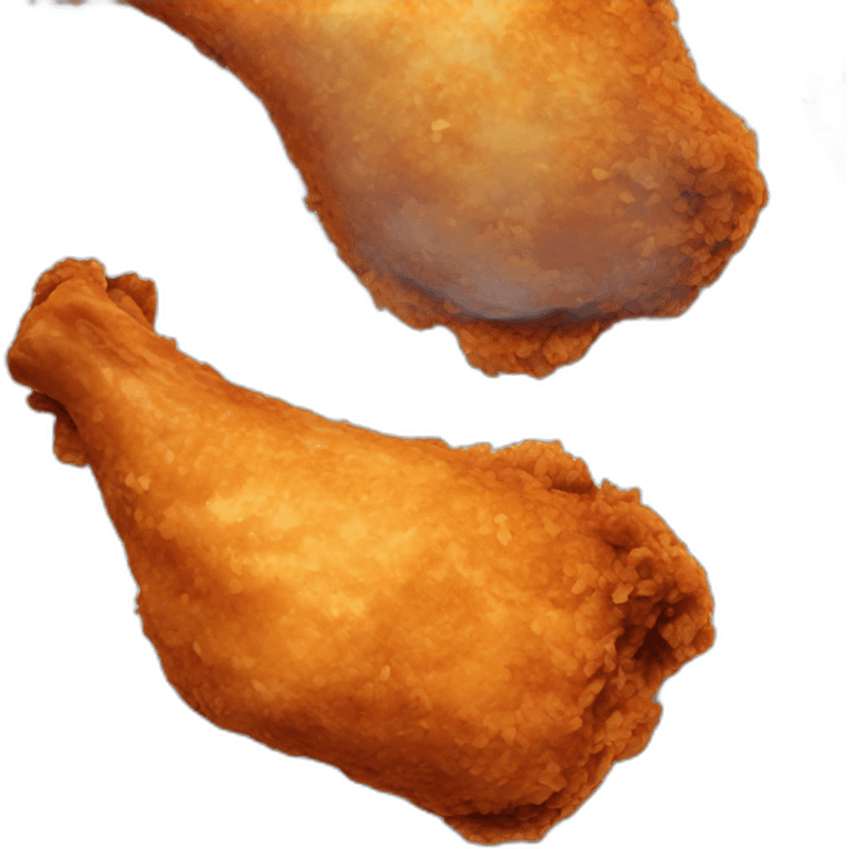 fried chicken leg emoji