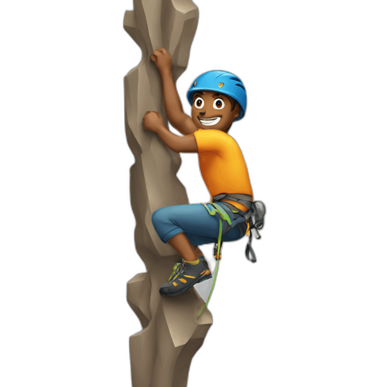 climbing guy emoji