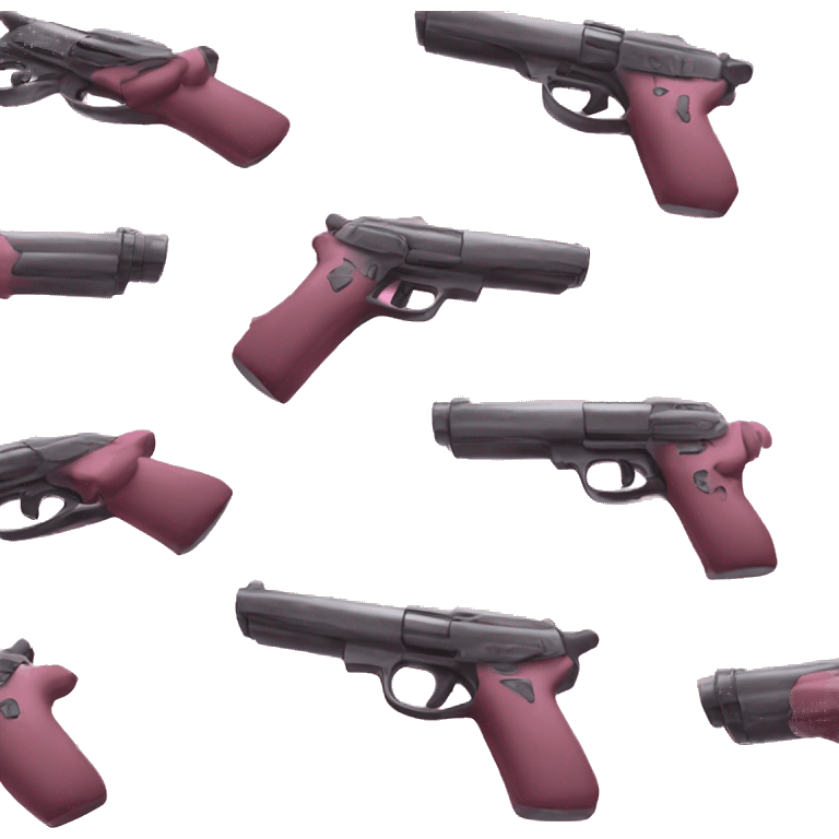 Pink gun emoji