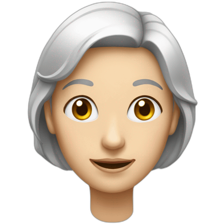 Frau mit mausegesicht emoji