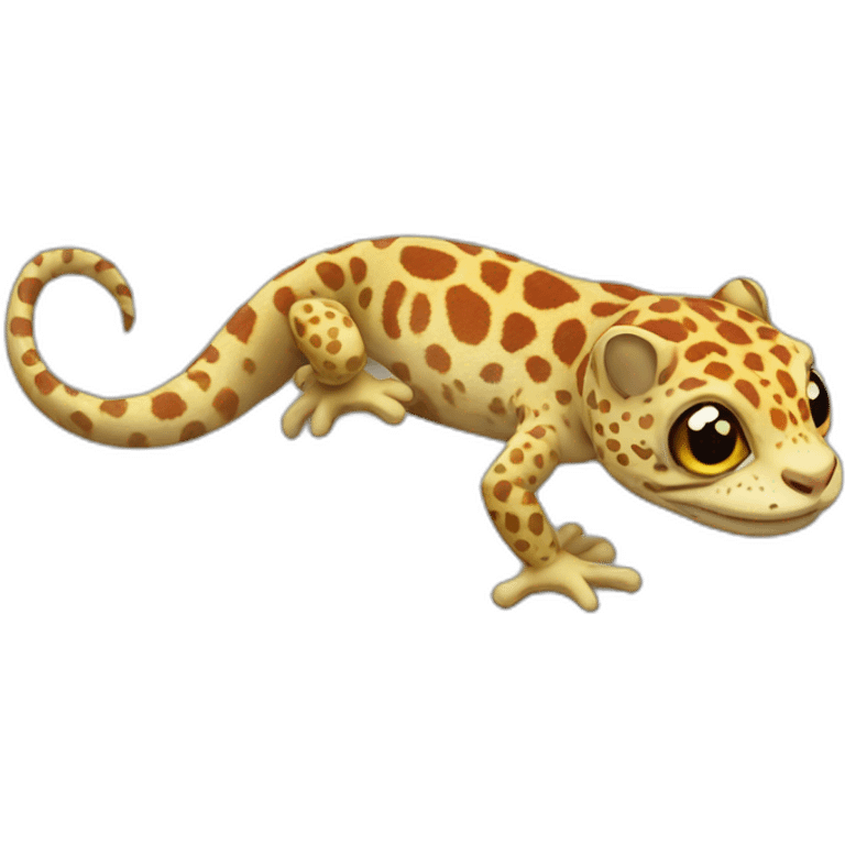 gecko leopard emoji