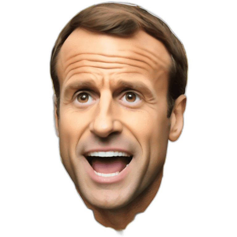 président macron explose emoji