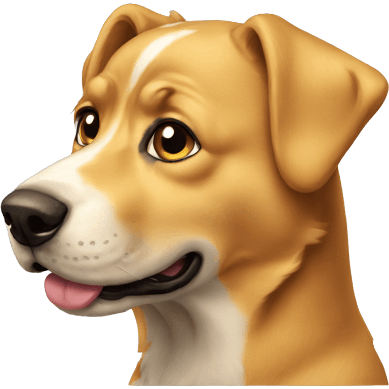 dog golden emoji