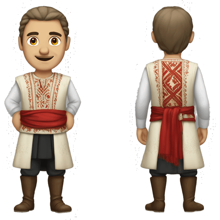 Albanian man in traditional clothes  emoji