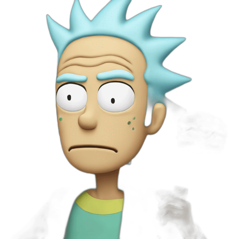 Rick sanchez eating morty emoji