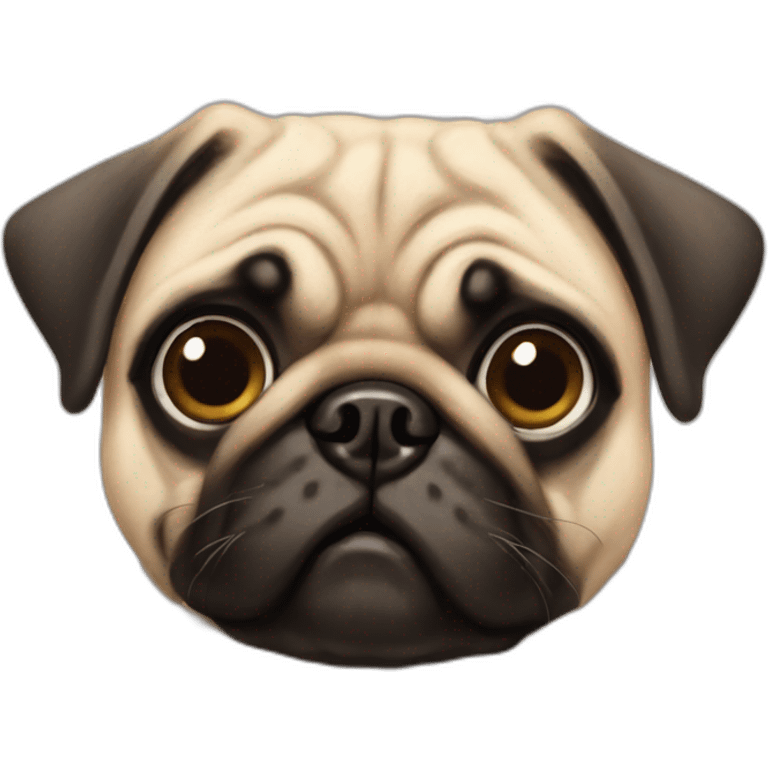 Perro pug emoji