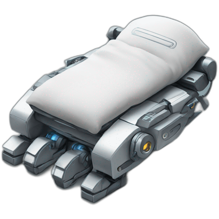 sleeping robot emoji