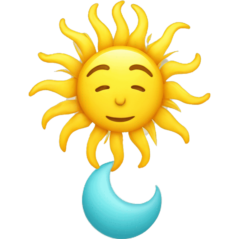 kazakh sun icon emoji