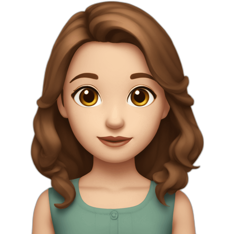 rosemary eleanor benson "rosie" brown hair brown eyes big ears age four emoji