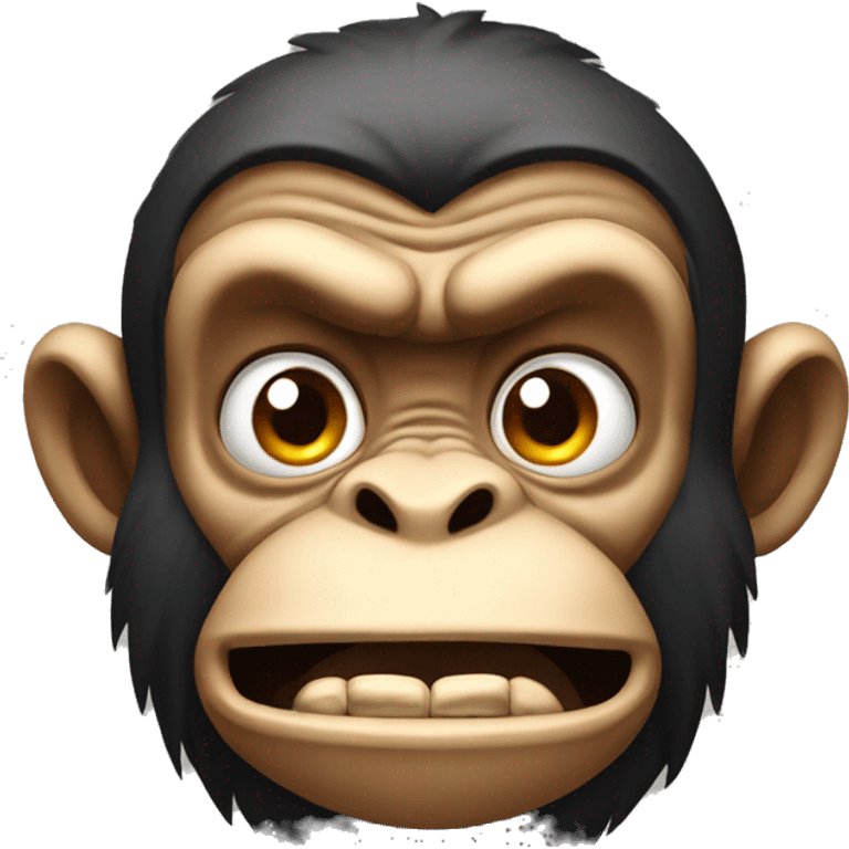 mad monkey  emoji