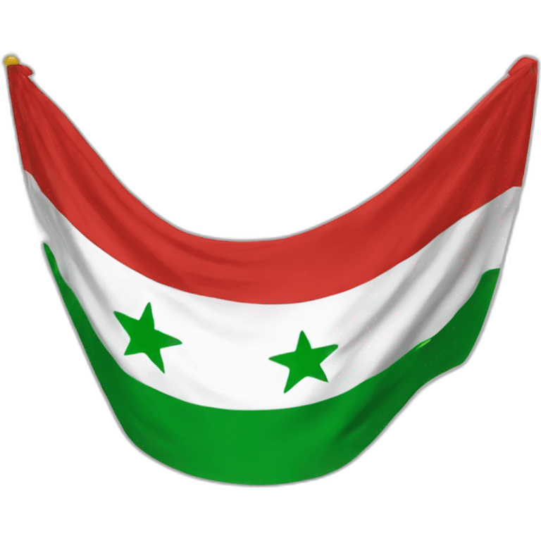 Drapeau Syrie libre emoji