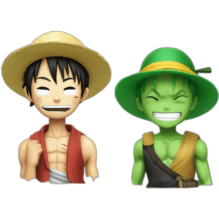 Luffy et zoro emoji