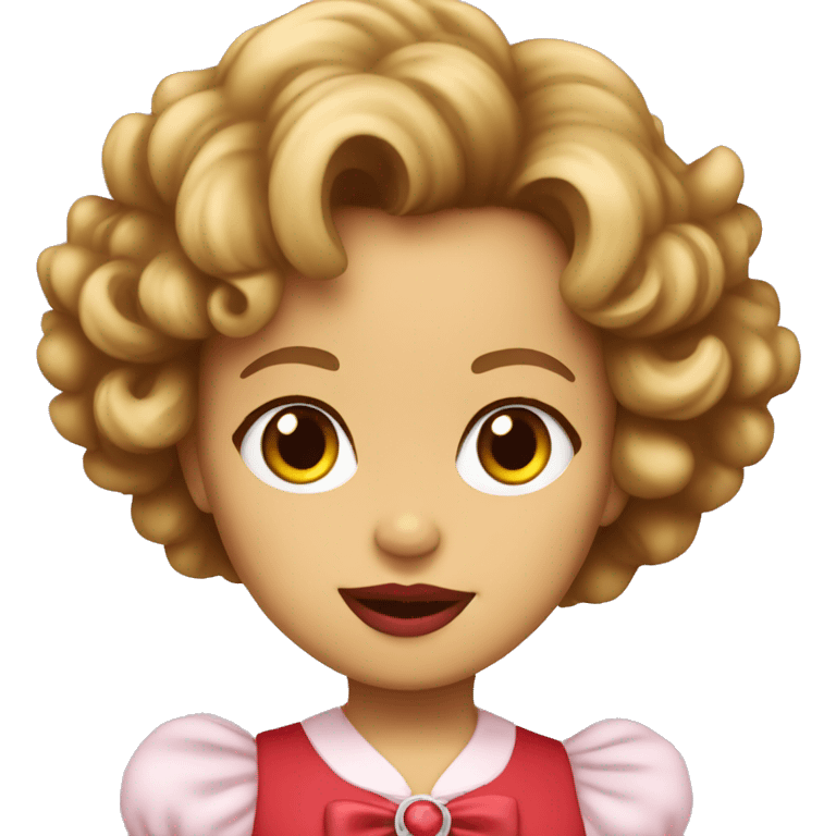 shirley temple emoji