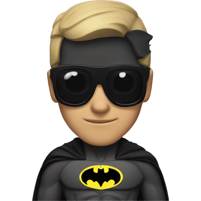 Batman wearing sunglasses emoji