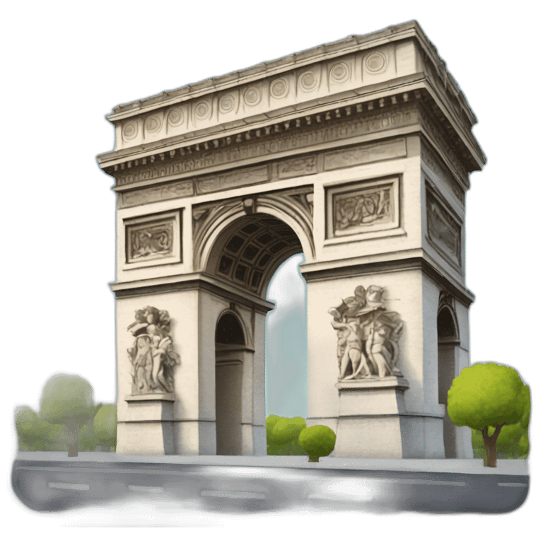 Paris Arc de Triomphe emoji