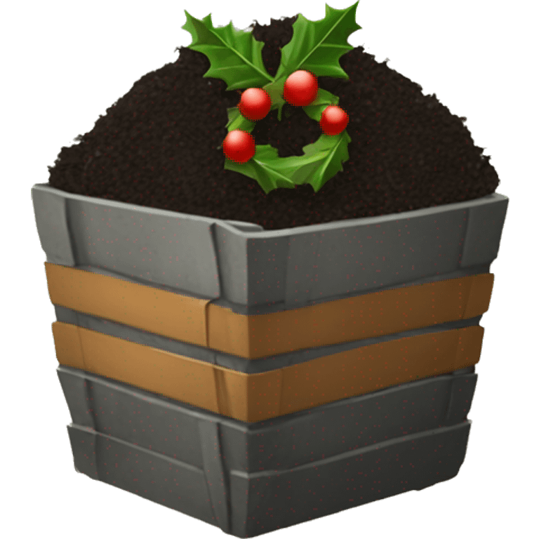 Christmas compost emoji