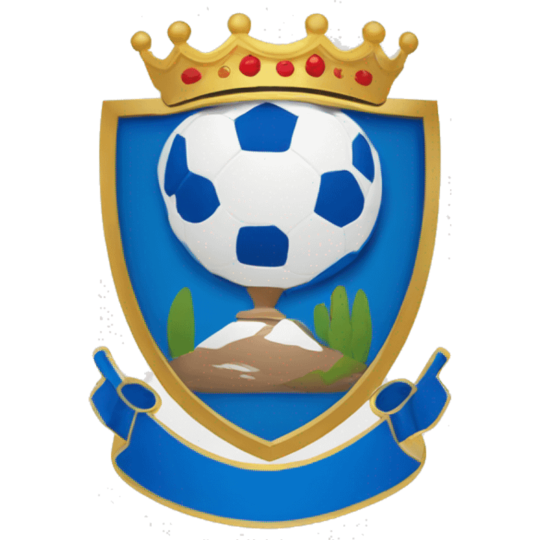 Escudo del deportivo de la Coruña emoji