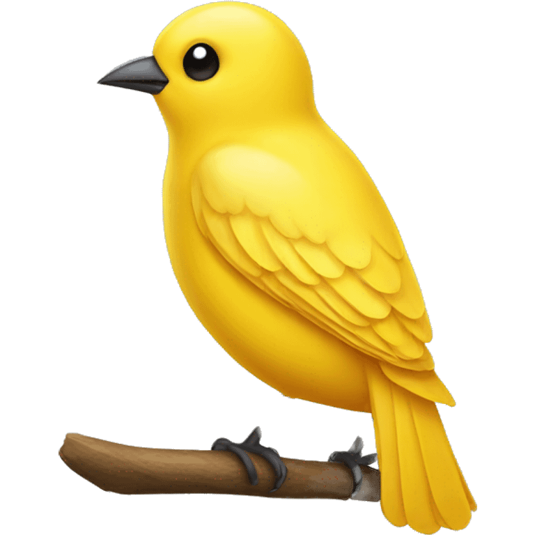 Yellow bird emoji