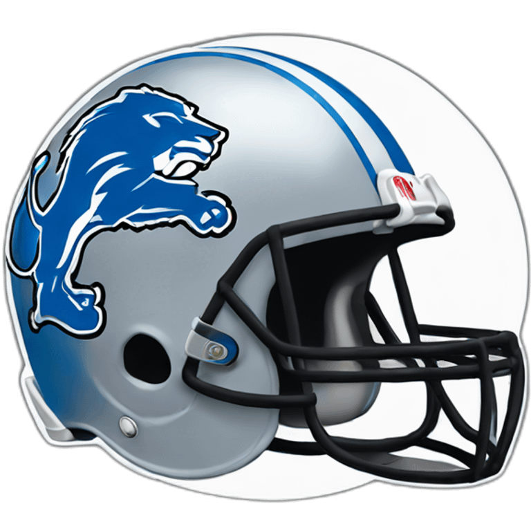 Detroit Lions Football  emoji