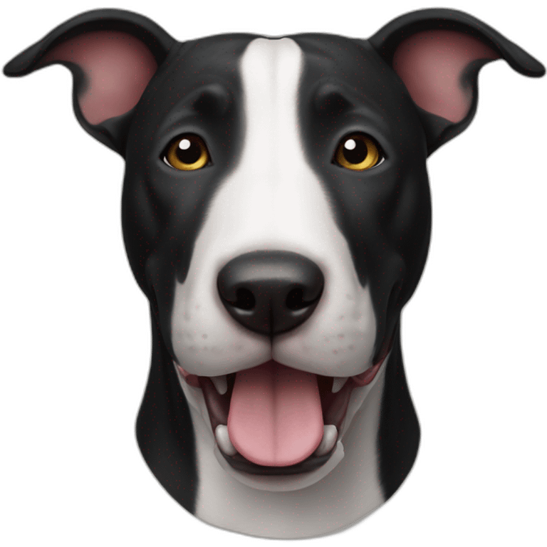 black bull terrier emoji