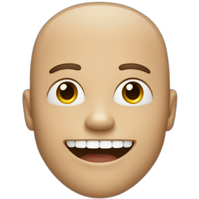 A man with diastema teeth emoji