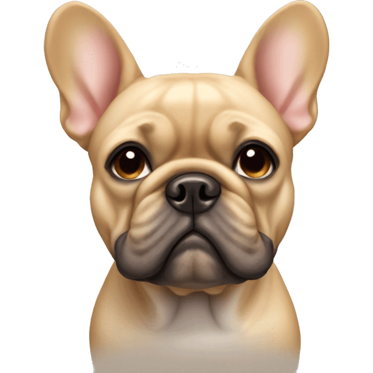 Tan French bulldog emoji