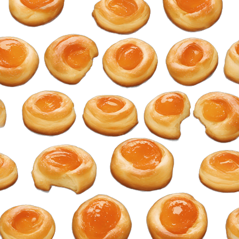 Pastry apricot danish emoji