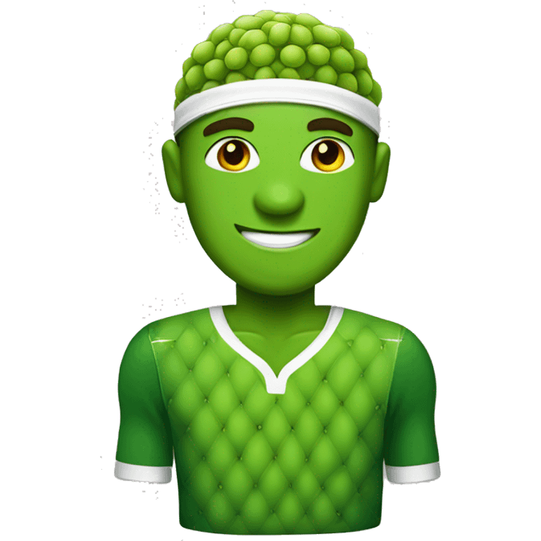 Glamour pickle ball for men emoji