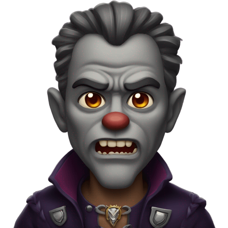 werewolf vampire king  emoji