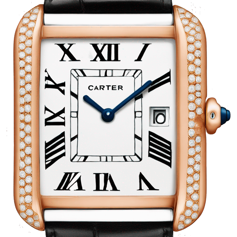 cartier tank watch emoji