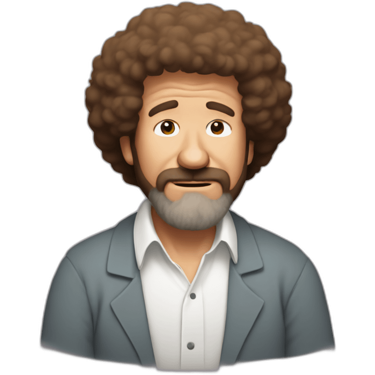 bob ross crying emoji