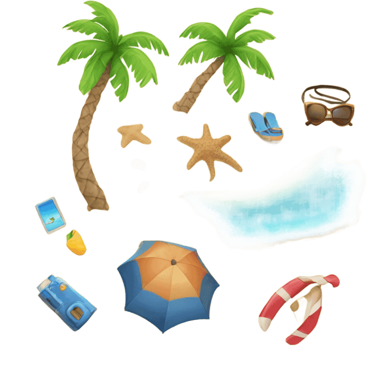 Beach emoji