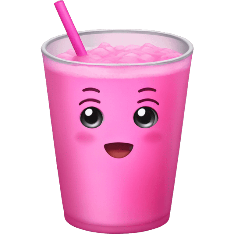 Pink drink  emoji