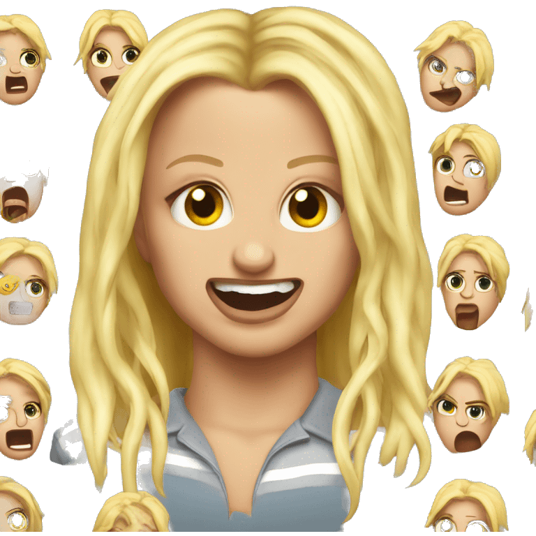 Britney Spears crazy with melty  emoji