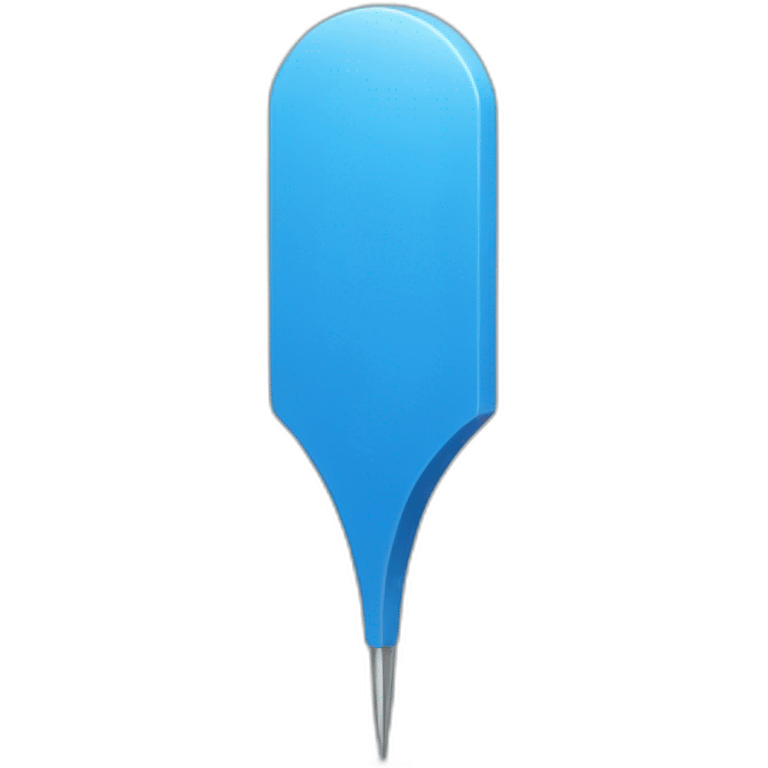 location pin blue emoji