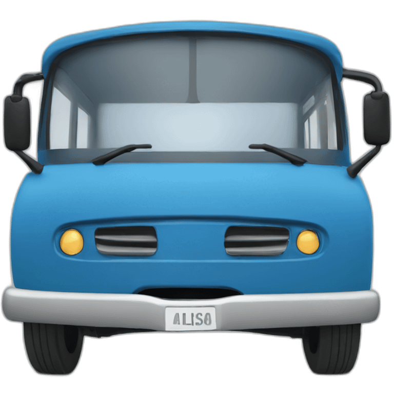 alsa bus blue emoji