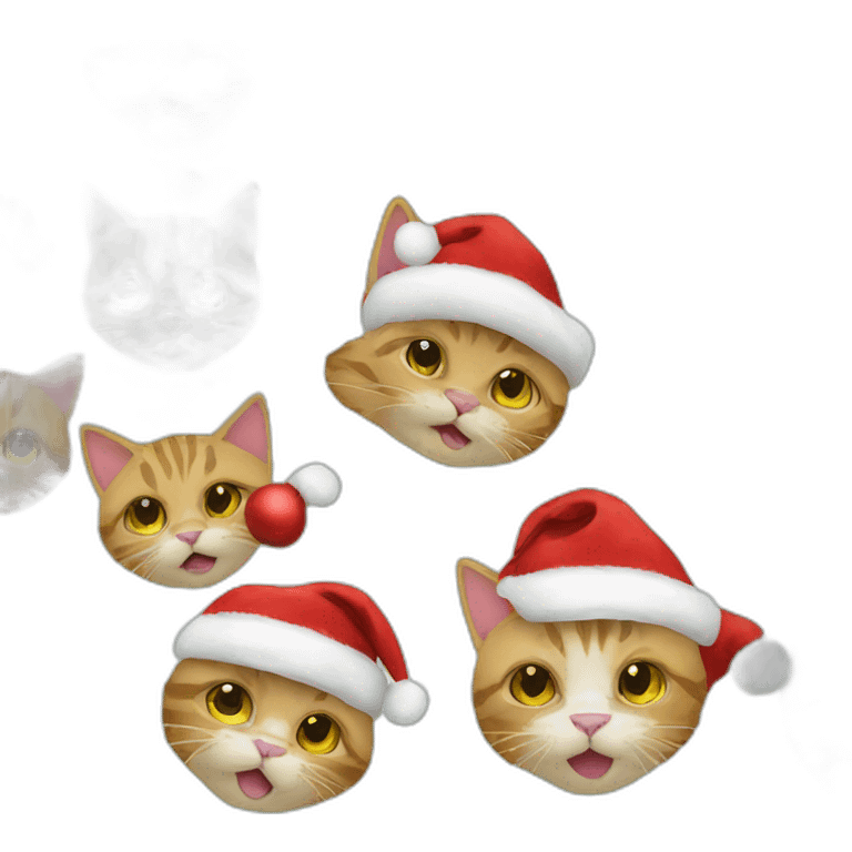 CAT christmas funny emoji