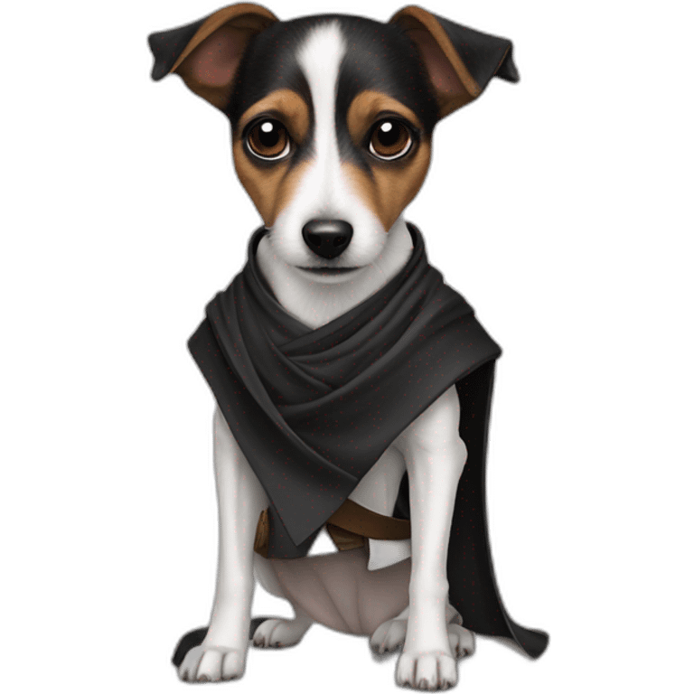 black jack russell dressed as anakin skywalker emoji