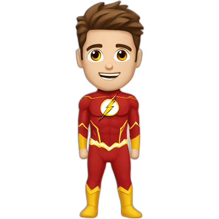 Flash barry allen costume emoji