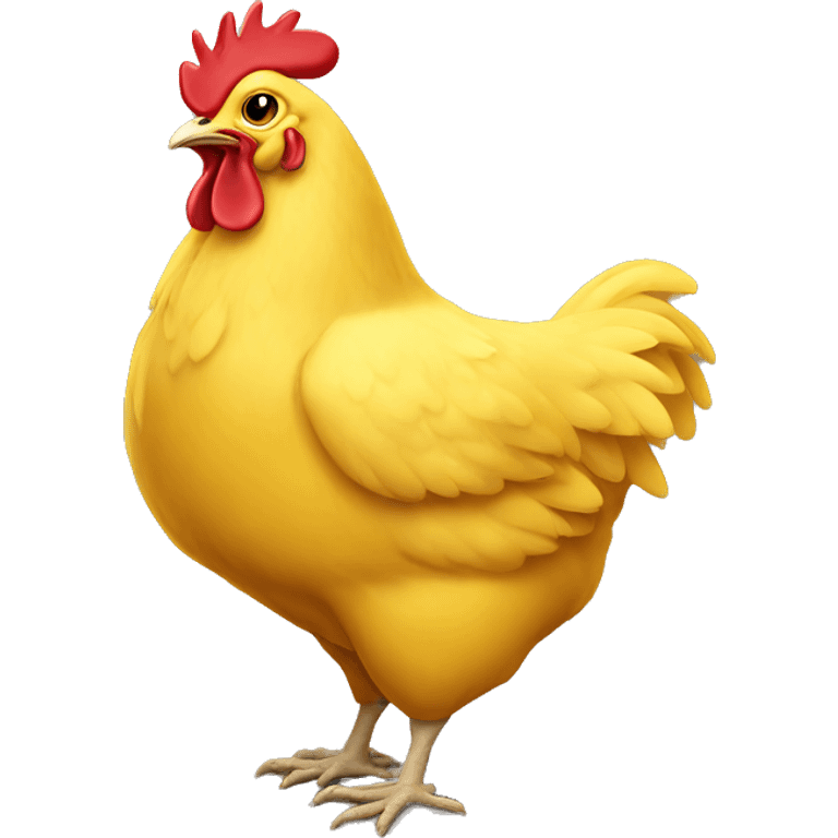 yellow hen emoji